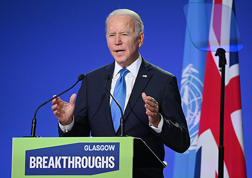 Biden plays up positives but frustrations apparent after Cop26 talks, Cop26