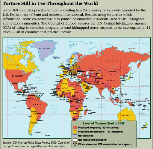 Map: The CIA's global network of secret torture centers - Vox