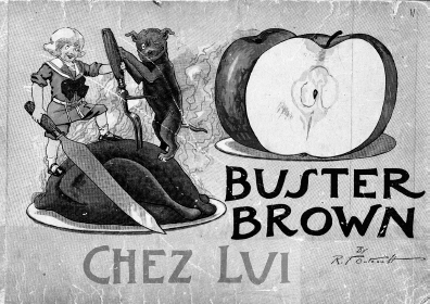 The early syndicated comic strip Buster Brown was translated and published in book form in France in the early 20th century.