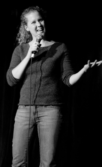 American stand-up comedian, actress, and writer Amy Schumer, performing in 2006