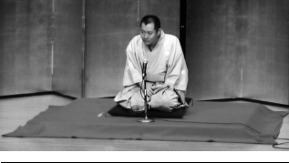 Rakugo performance at the Sanma Festival in Meguro, a ward in Tokyo, Japan, on September 14, 2008.