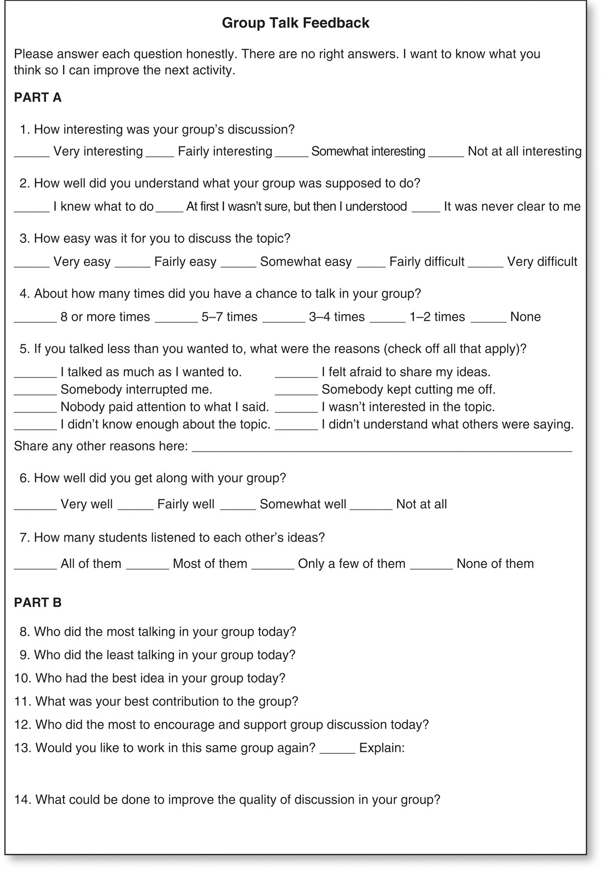 Chart Paper, Post-its and Formative Assessment - Learning in Room 213