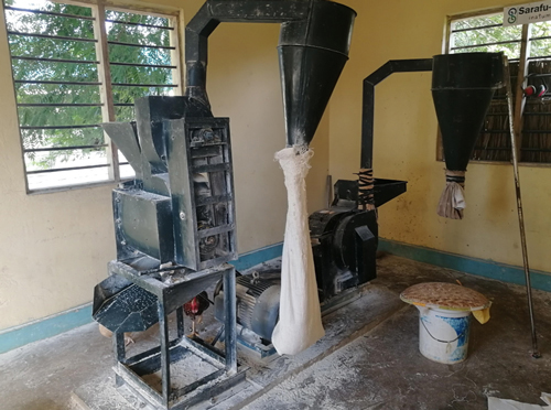 A small maize mill.