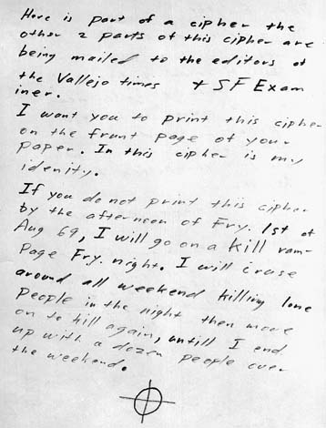 Zodiac killer vallejo - Horoscopeaz.com