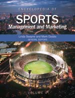 Book jacket for Encyclopedia of Sports Management and Marketing