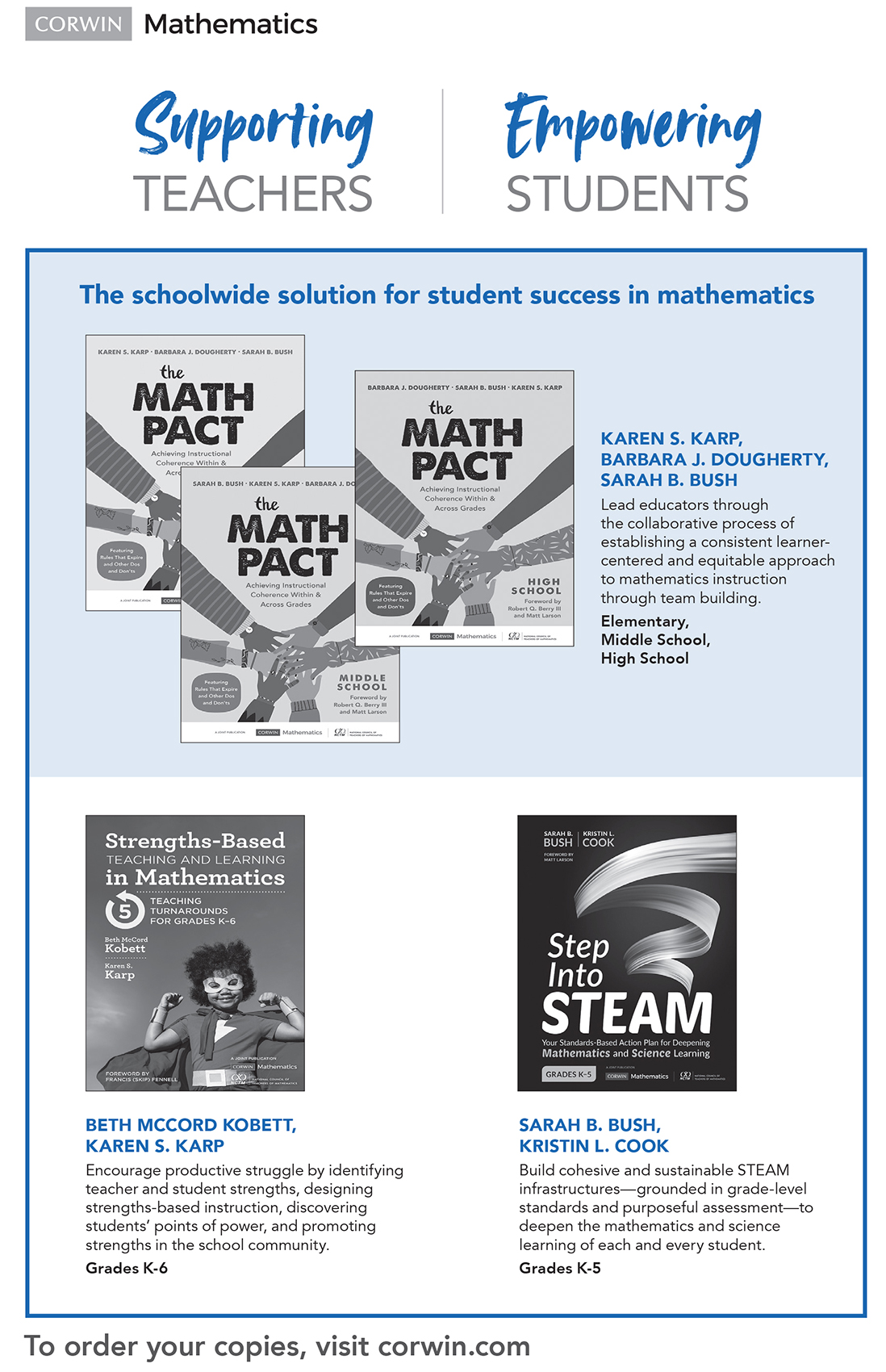 Sage Academic Books - The Math Pact, High School: Achieving ...