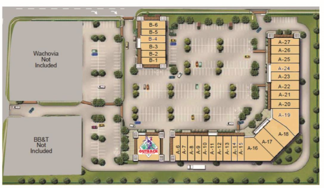 An image shows the site plan of Tulaberry Plaza.