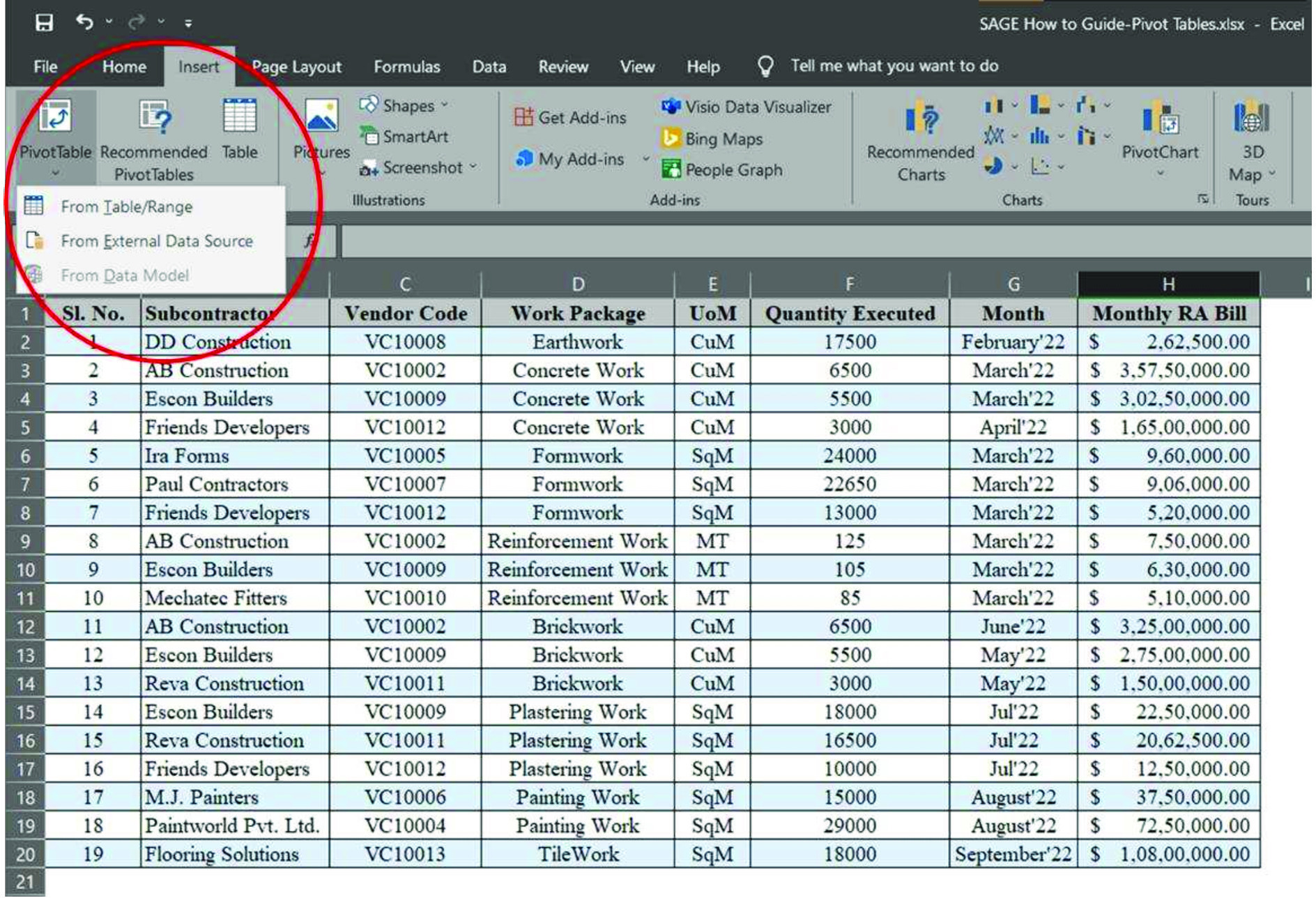 Sage Research Methods Business   How to Use Excel Pivot Tables ...