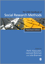kontakt Indføre Villig Sage Research Methods - The SAGE Handbook of Social Research Methods